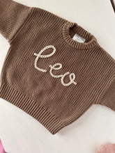 Load image into Gallery viewer, Embroidered NAME/WORD sweaters
